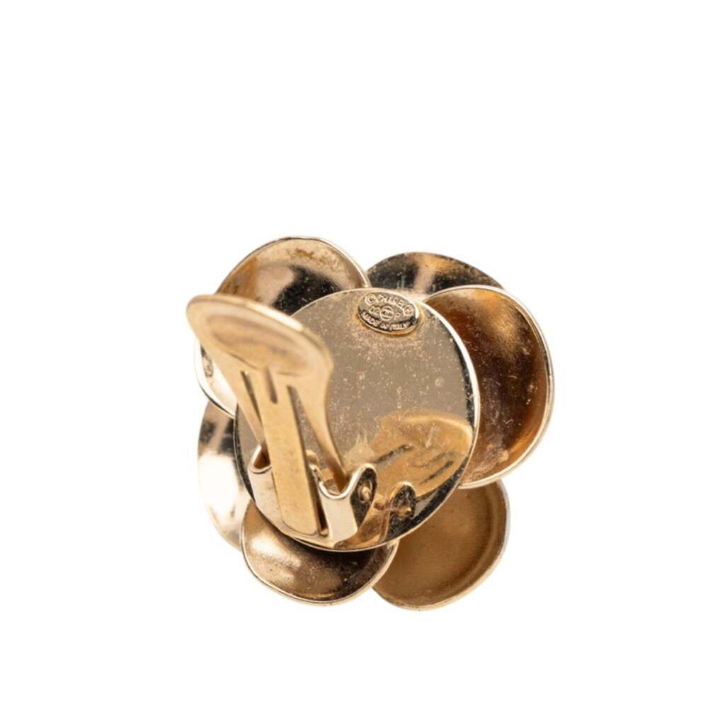 CHANEL White Logo Earrings - Picture 3 of 3